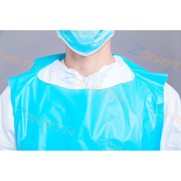 Protective Waterproof Surgical 25GSM CPE Isolation Gown