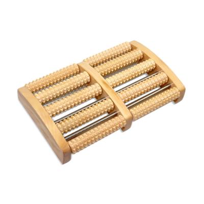 Stress Relief Foot Massage Roller , Wooden Foot Roller CE FDA SGS Certification
