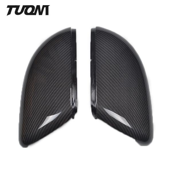 Car Real Carbon Fiber Side Mirror Cover Decorative For VW Golf 6 GTI
