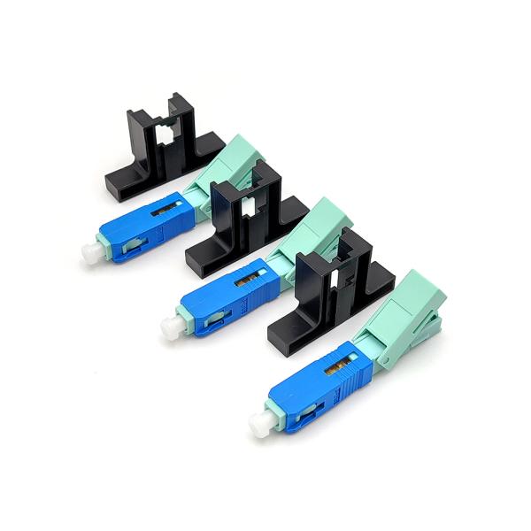 Pre-Polished SC UPC Fast Connector with 60mm Length and Tensile Strength >60N for 3mm and 2mm Cables