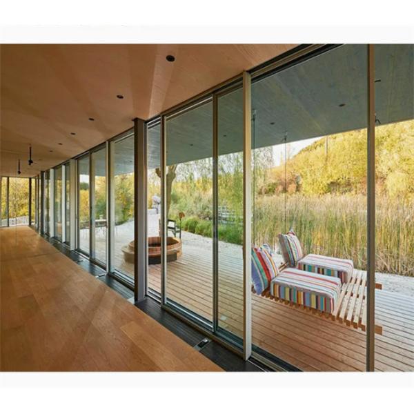 70 мм ширины скользящие двери ураган-доказательство энергии-тяжелый Алюминиевый лифт и скользящие двери