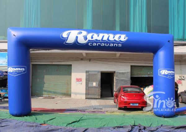 Roma digital exterior da impressão digital completa que anuncia o arco inflável para atividades de promoção