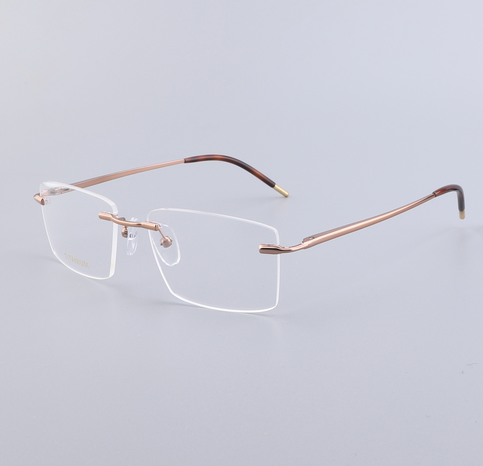 Гибкие Eyeglasses оптически рамки титана зрелища Rimless