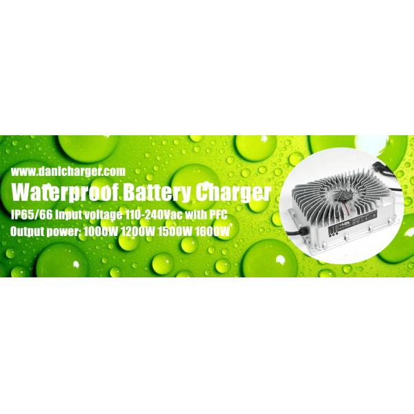 Light Weight Smart Lead Acid Battery Charger 28.8V 25A Aluminium Case