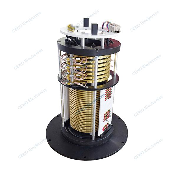 Multi-channels Carbon Brush Slip Ring with Electric Power & Signals for Industry