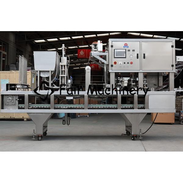 380 220  VAC 50-60Hz Milk coffee Cup Filling Sealing Machine
