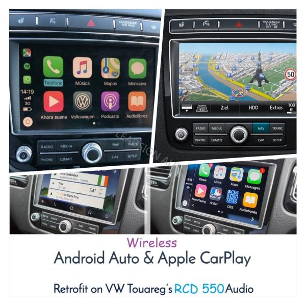 Apple CarPlay Multimedia Video Interface For VW Touareg OEM Radio