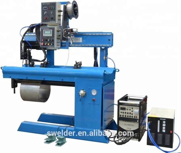 Stainless Steel Longitudinal Seam Welder 380V Straight Weld Seam Machine For Metal Pipeline
