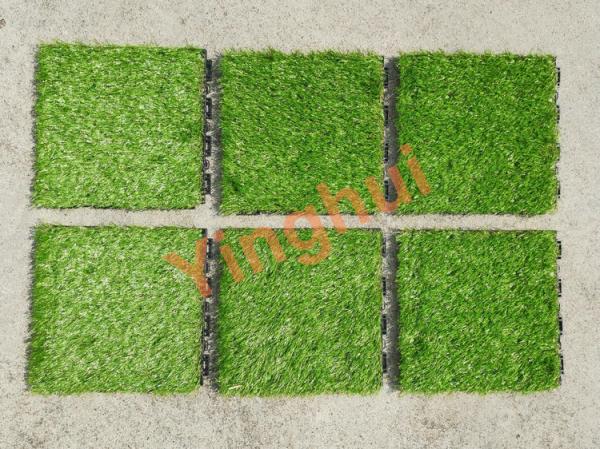 Modular Artificial Turf Grass Tiles Price for Leisure Football Lawn Garden and Sports Flooring