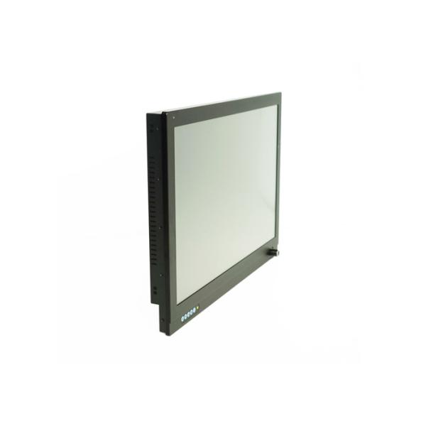 22'' Light Sensor High Brightness Monitor Front IP65 Waterproof Industrial LCD Panel