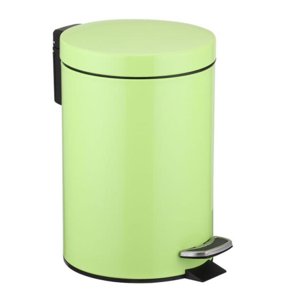 Fresh Blue 12L Pedal Garbage Can Trash Can With Lid And Foot Pedal Plastic Inner Bucket