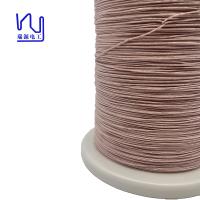 Fio encalhado servido de nylon do poliéster Litz do fio de cobre de Udtc155 70/0.1mm