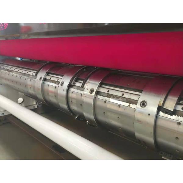 Semi Auto Rotary Die Cutting Equipment , Rotary Die Cutter With Slotter Knife