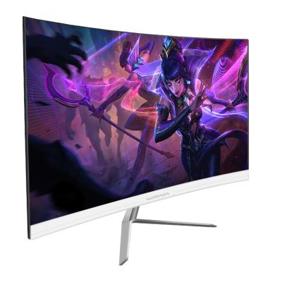 24 Inch Full Definition LED Curved Computer Monitor 75Hz D-SUB Interface Display