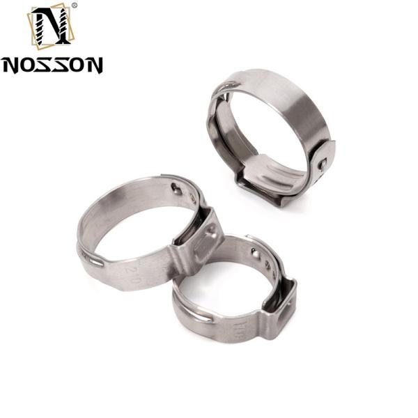 Customized Support High Pressure Stainless Steel Pipe Fitting SS 304 Single Ear Hose Clamp for Heavy Duty Applications
