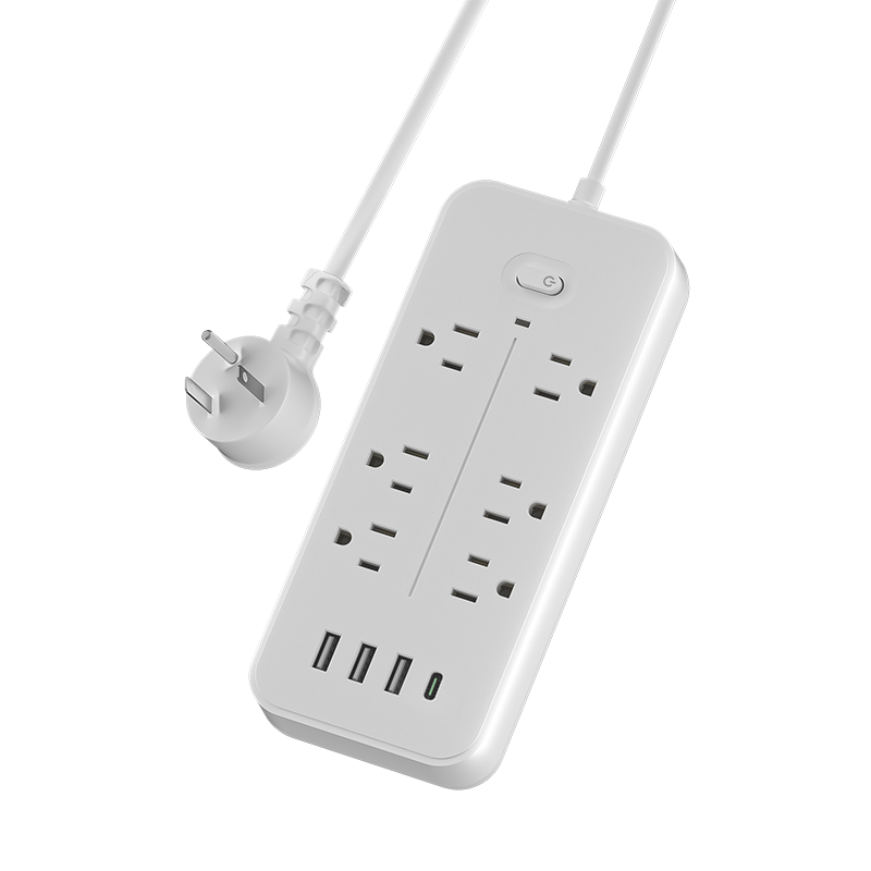 Portable Tabletop Power Socket Featuring Usb Output 5V 2.4A