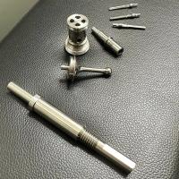 Las piezas de titanio CNC de torneado pulido para la industria aeroespacial se inspeccionan al 100%