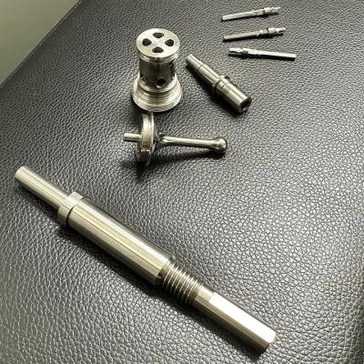Peças de titânio CNC de torneamento polido para inspecção aeroespacial 100%