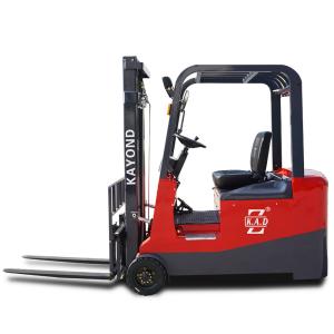 AC Motor 3 Wheel Electric Forklift 1.5T Electric Walkie Stacker Single And