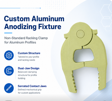 Non Standard Customized Clamp Aluminum Profiles OEM Anodizing Clamps