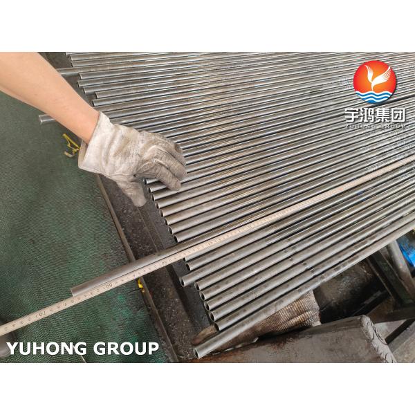 Tube à ailettes de chaudière en acier au carbone sans soudure pour pétrochimie ASME SA179