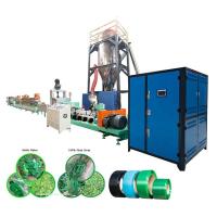 自動PETストラップ生産ライン PLC制御で300kg/h