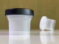 100 ml frasco de creme embalagem cosmética 60 mm altura total