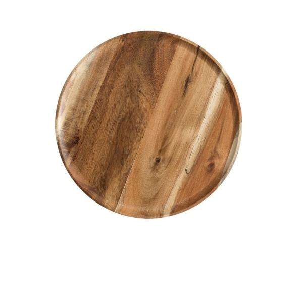 US Return refunds Wood Steak Plates on Slate Cutting Board for Baking and Serving Tray