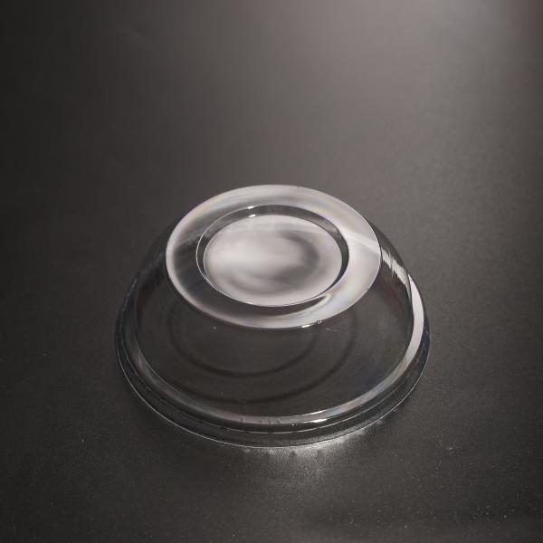 Convenient Flexible Plastic Cup Lids , Flat And Dome Profiles Lids For Plastic Cups
