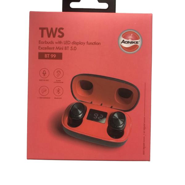 Mini V5.0 32Ohm fones de ouvido estereofônicos sem fio verdadeiros de BT99