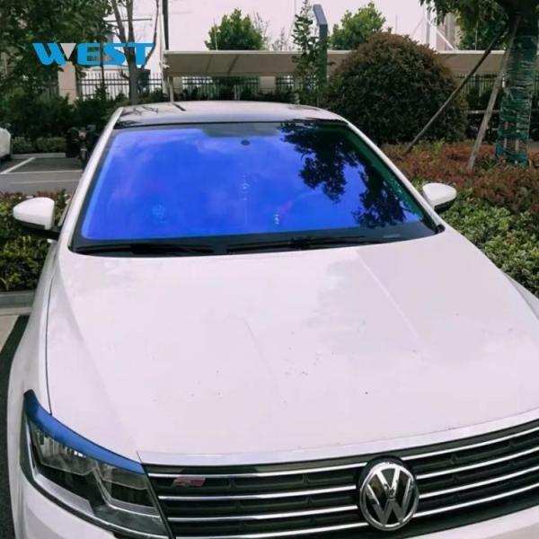 Solar Car Tint High Reflective Light Chameleon Nano Ceramic Auto Front Window Tint Film