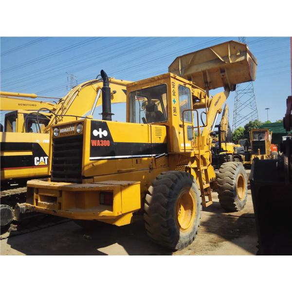 2.5cbm Bucket Komatsu Wheel Loader WA300 Second Hand Low Hours Well Maintenance