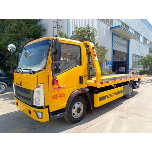Howo Sinotruck Tilt And Slide Recovery Trucks 4 Tons 116hp Rated Power