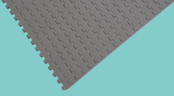 ZY800FT Plastic flat top modular belts solid top conveyor belts UNI CHAINS QNB blue color FDA FOOD GRADE