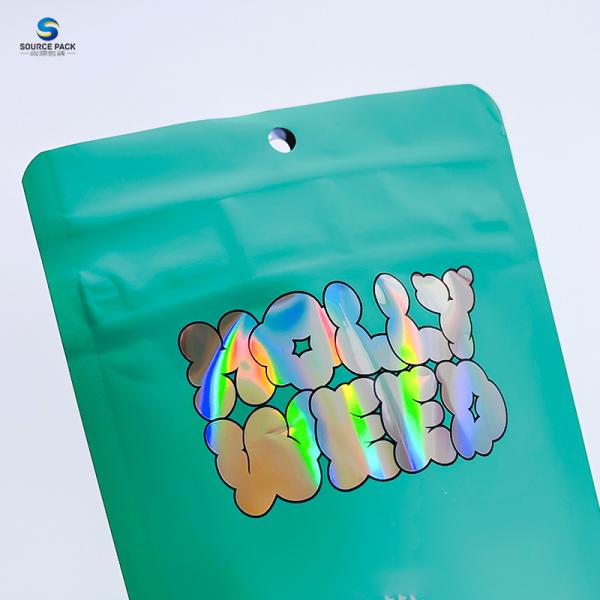 Weed Packaging Bags Custom Plastic Zipper Smell Proof Mylar Marijuana