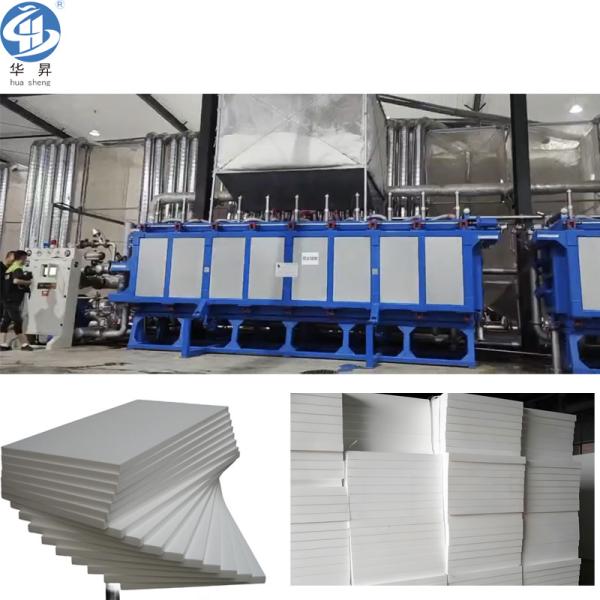 Omron PLC Controlled Polystyrene Insulation Foam Sheet Production Line for EPS Block