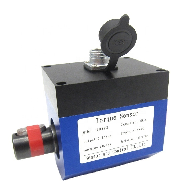 ZHKY850 Noncontact Rotary Torque Transducer 500N.m High Speed and Small Size for Torque Sensing in Compact Environments