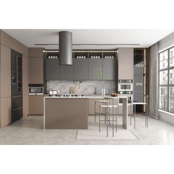 Modular Kitchen Cabinets MDF Plywood Custom Sizes