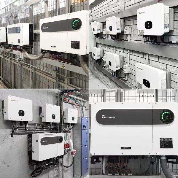 Growatt MAX 60KTL3 LV 7 MPPT 3 Phase Growatt on Grid Inverter Growatt 60kw Solar Inverter for Industry