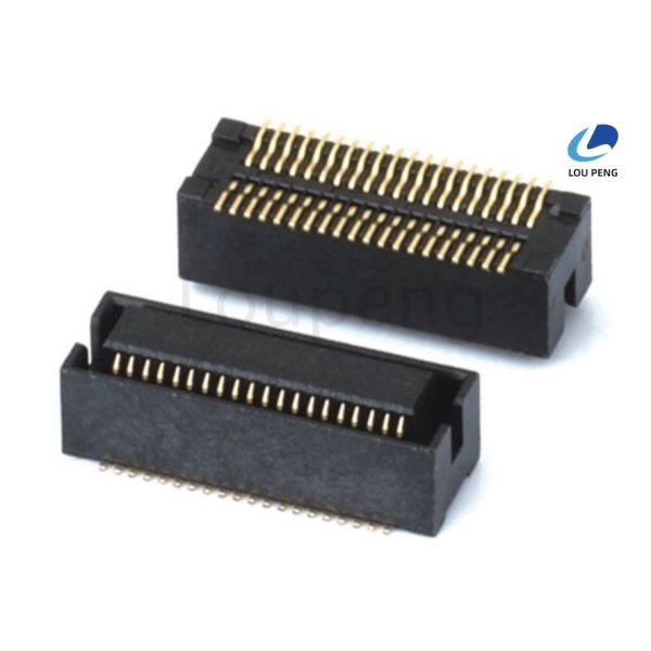 0.5mm pitch Board to Board Connector, PCB connector, male, gold plated, H=5.0mm, 20pin ~ 120pin