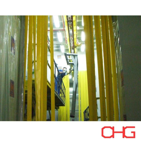 Ligne de revêtement de poudre électrostatique personnalisable avec armoire de commande électrique en fer de levage