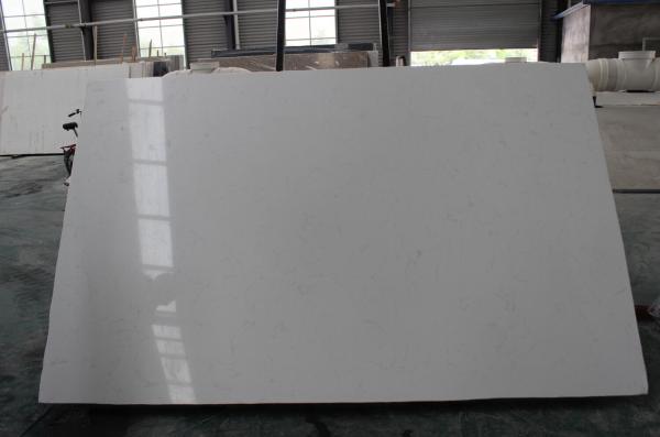 Bullnose Shell Quartz Bathroom Vanity Tops High Temperature Resistant