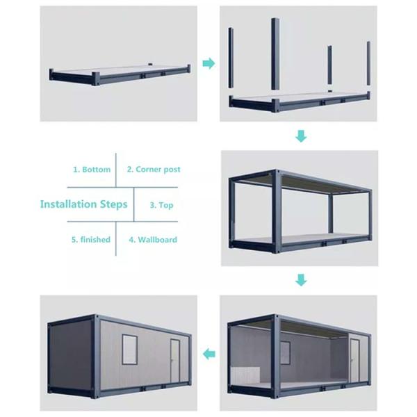 Zontop Modern Luxury Quick Concrete Construction Construction  Fast Build Office Building Modular Container House