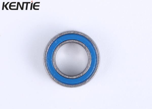 Motor MR74RS Radial Deep Groove Ball Bearing Blue Rubber Seals 60000rpm 4 * 7 * 2.5mm