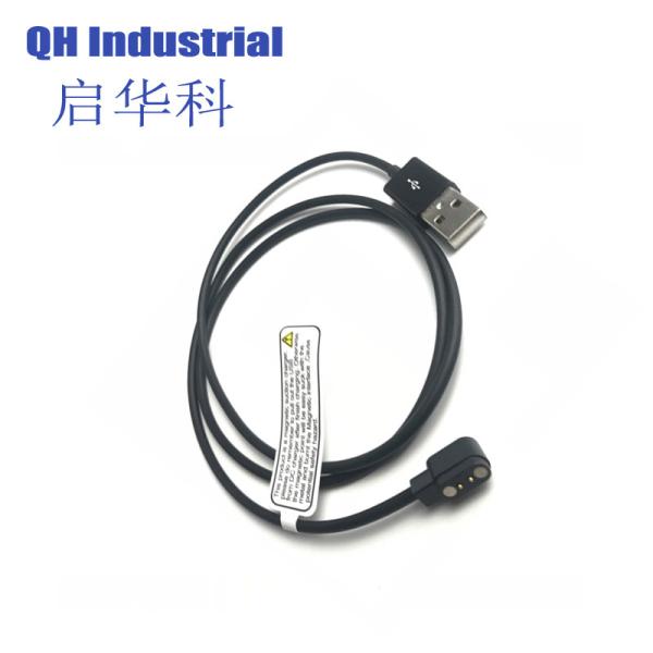 2Pin 2.84mm RoHS Standard DVD Connector Pogo Pin RoHS Standard For PCB Magnetic Laptop Power Connector