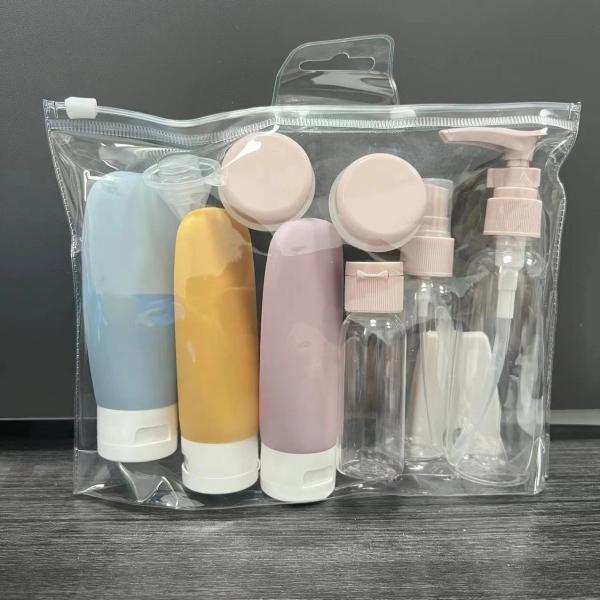 Perfume Bottle Set Cosmetic Travel Bag for Refillable Spray Lotion Tube Bottling