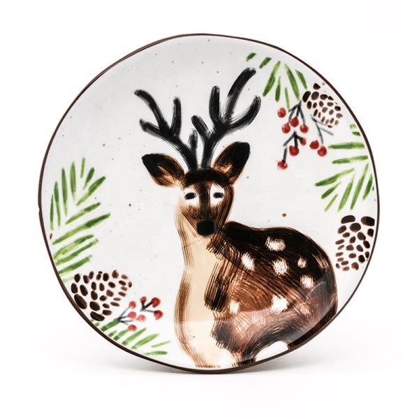 Керамические столовые тарелки набор из 12 6 горячие столовые тарелки набор керамические тарелки животный укладка салат тарелка