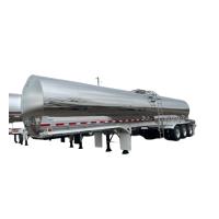 Cisterne à combustible inoxydable semi-remorque à deux et trois essieux Cisterne de transport semi-remorque
