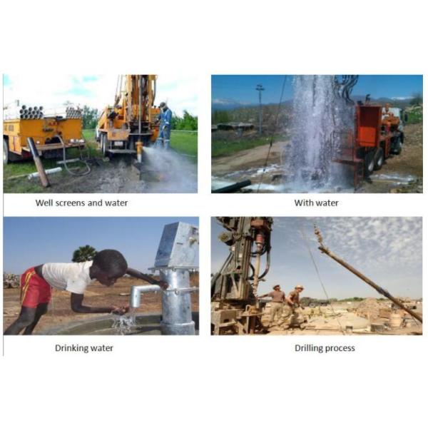 Collapse 100 Bar Water Well Screen Pipe Aisi 304 For 300 Meters Depth Well
