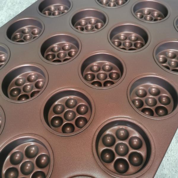24 Caixa de cozimento sem adesivos de alumínio de aço de 1,0 mm Caixa de bolo Ptfe 600*400*30